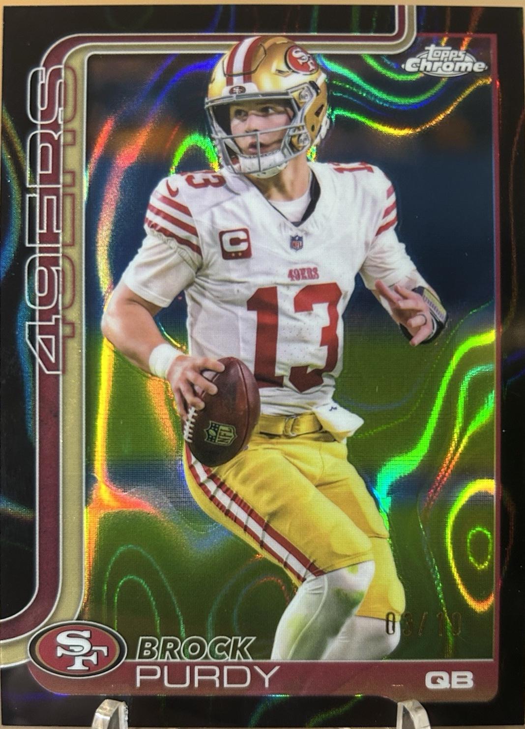 Brock Purdy [Black Refractor] #262