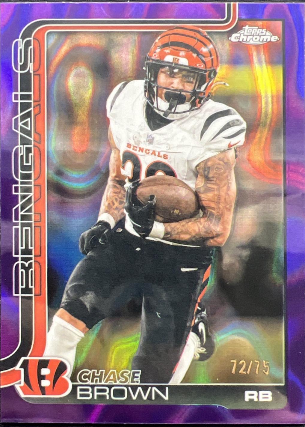 Chase Brown [Purple Lava] #62