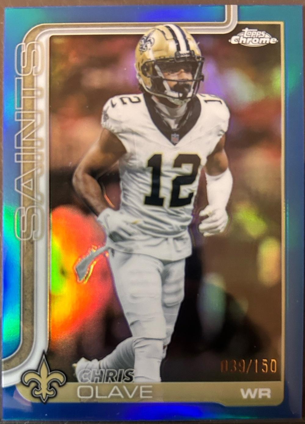 Chris Olave [Blue Refractor] #216