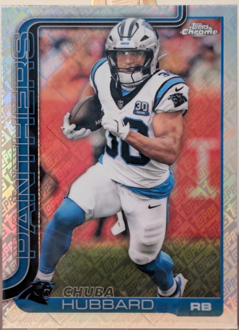 Chuba Hubbard [Topps Refractor] #42