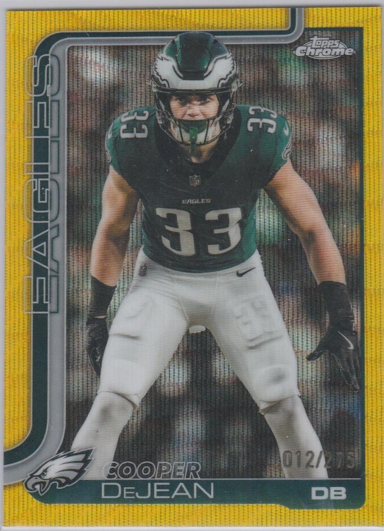 Cooper DeJean [Yellow Wave Refractor] #252