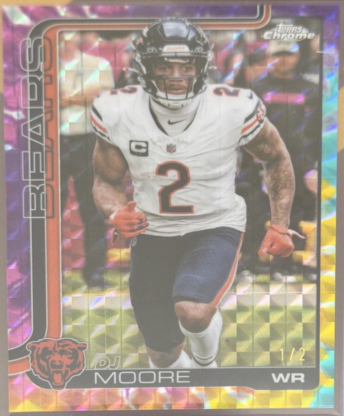DJ Moore [Tie Dye Geometric Refractor] #48