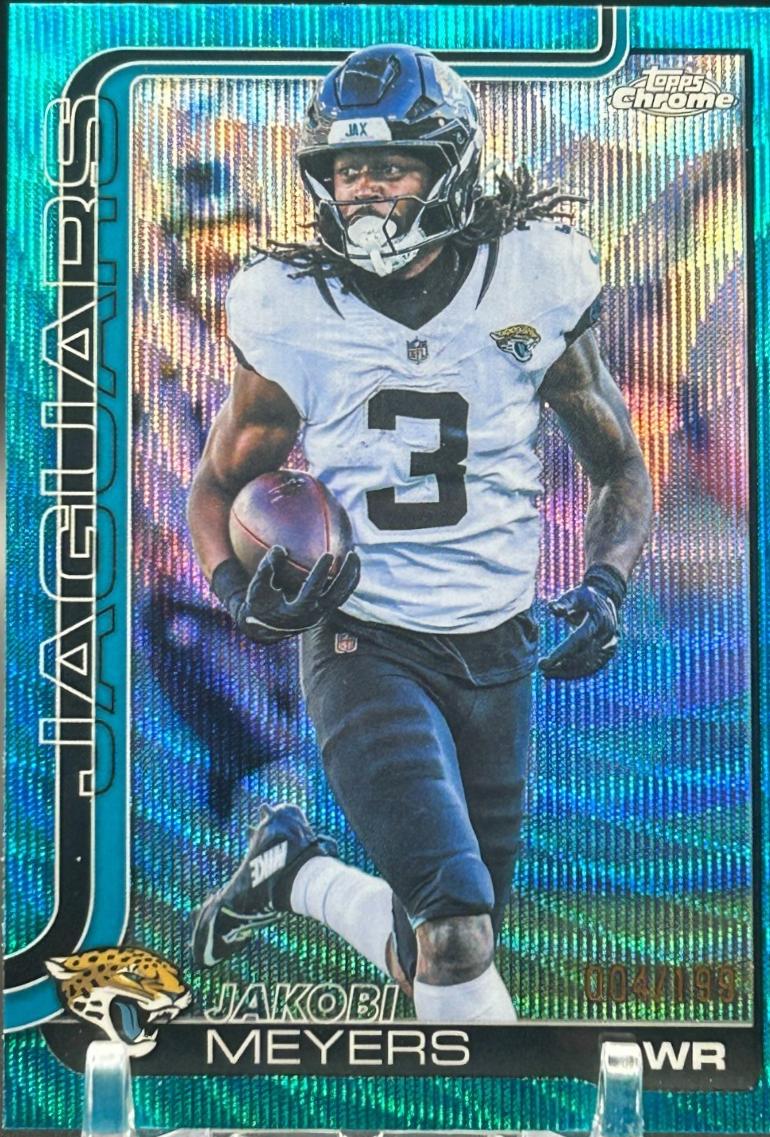 Jakobi Meyers [Aqua Wave Refractor] #176