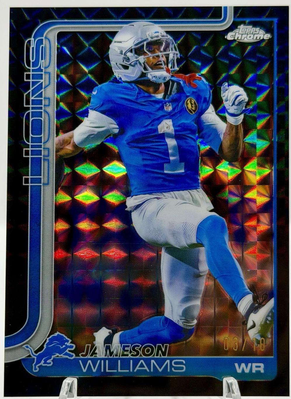 Jameson Williams [Black Refractor] #97