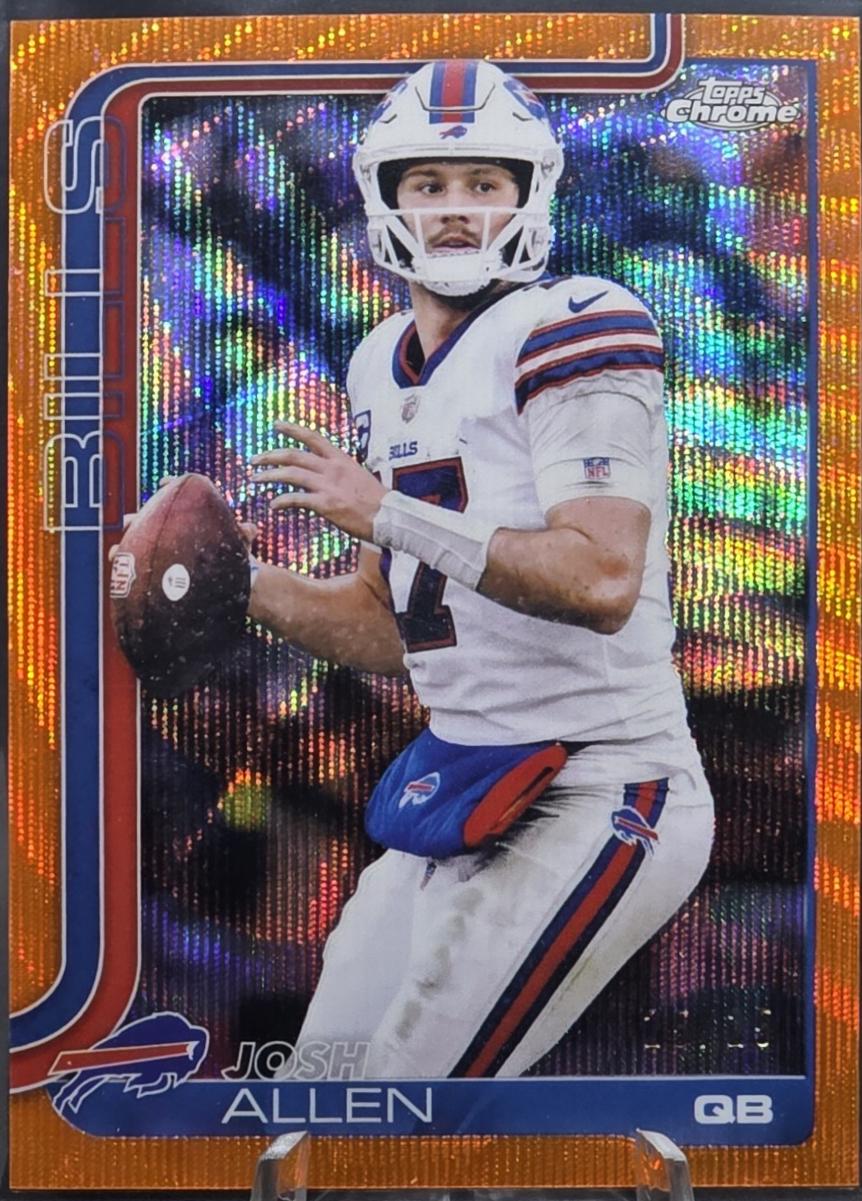 Josh Allen [Orange Wave Refractor] #34