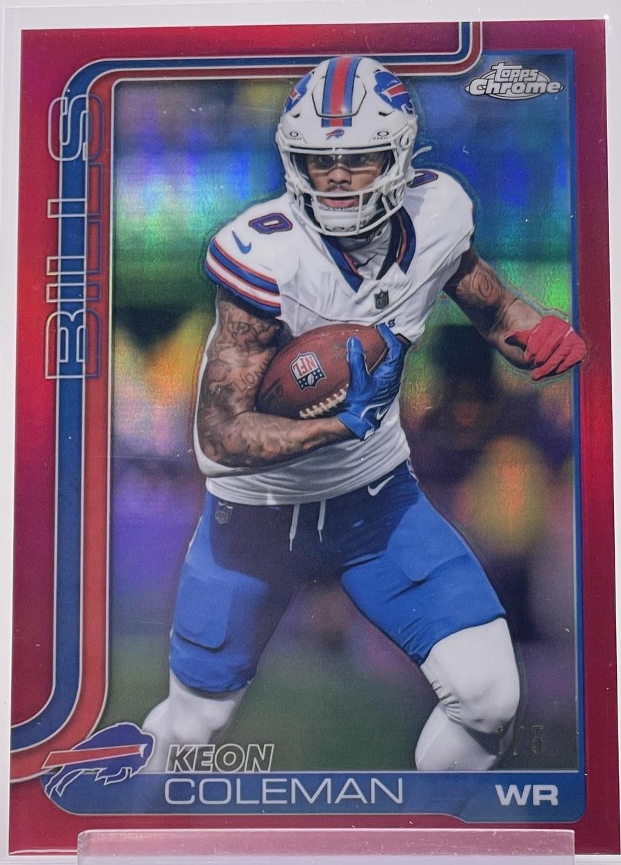 Keon Coleman [Red Refractor] #30