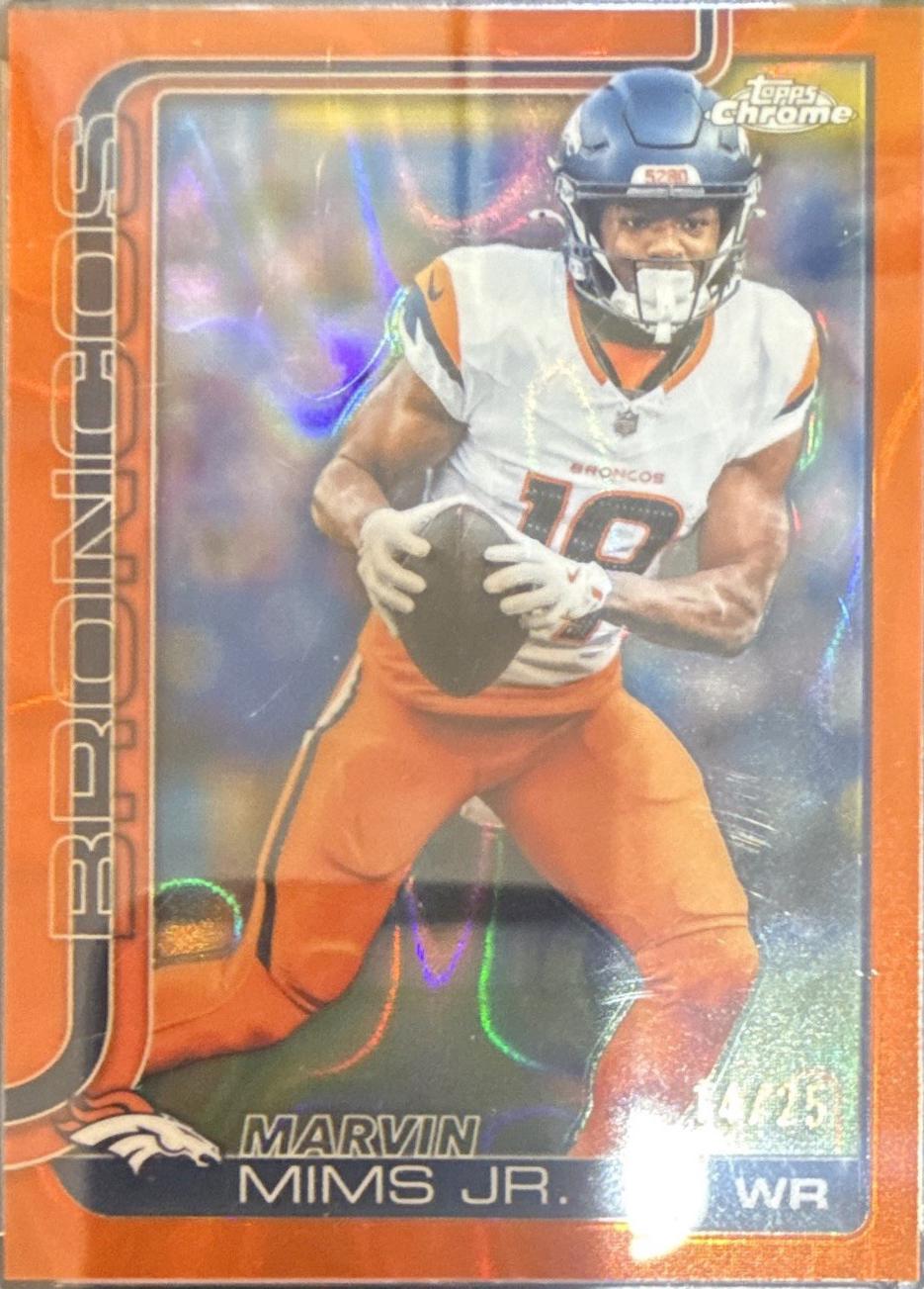 Marvin Mims Jr. [Orange Wave Refractor] #87