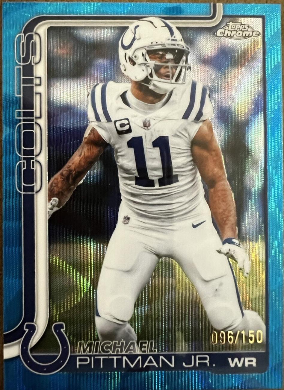 Michael Pittman Jr. [Leather Blue] #126