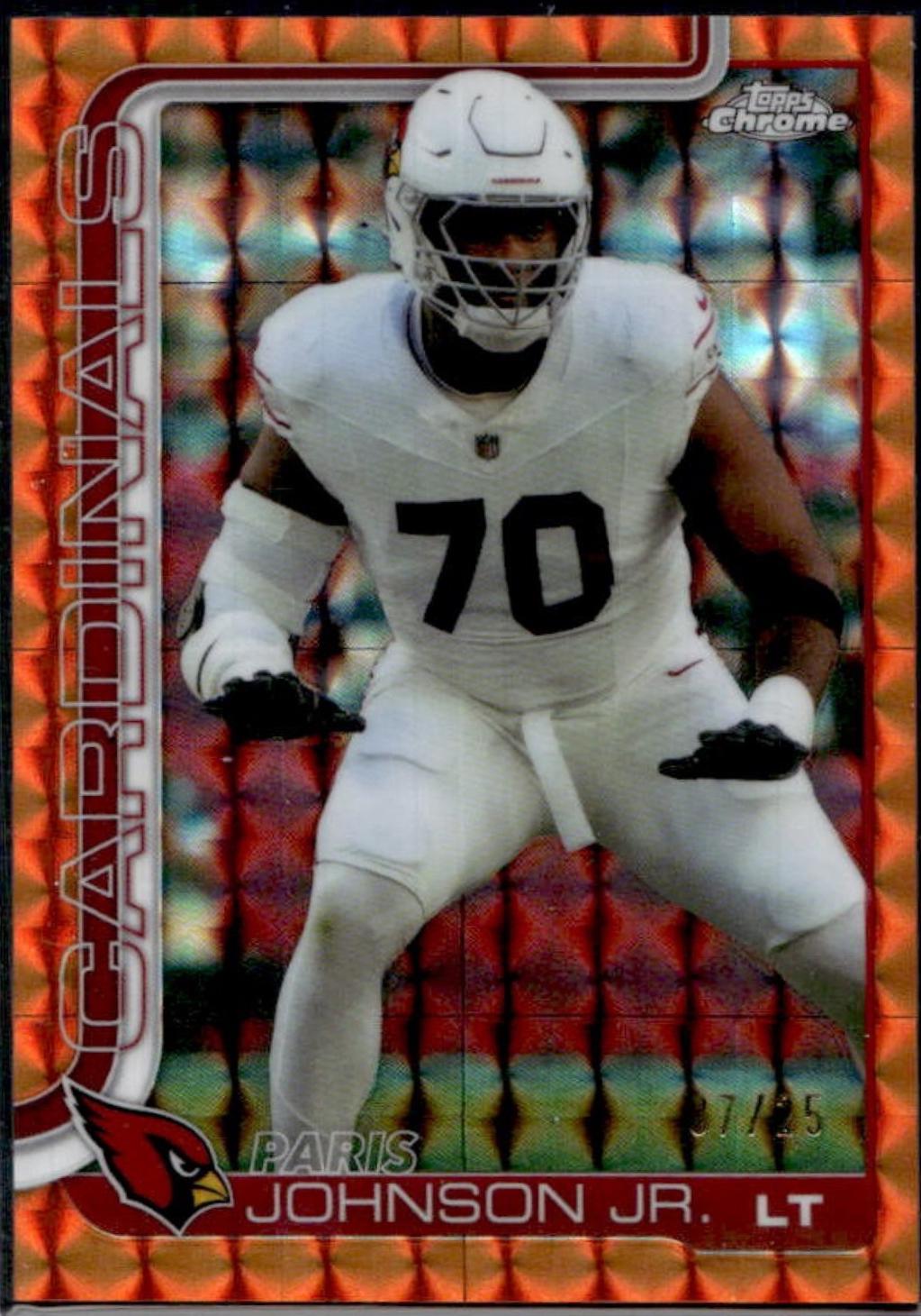 Paris Johnson Jr. [Orange Geometric Refractor] #3