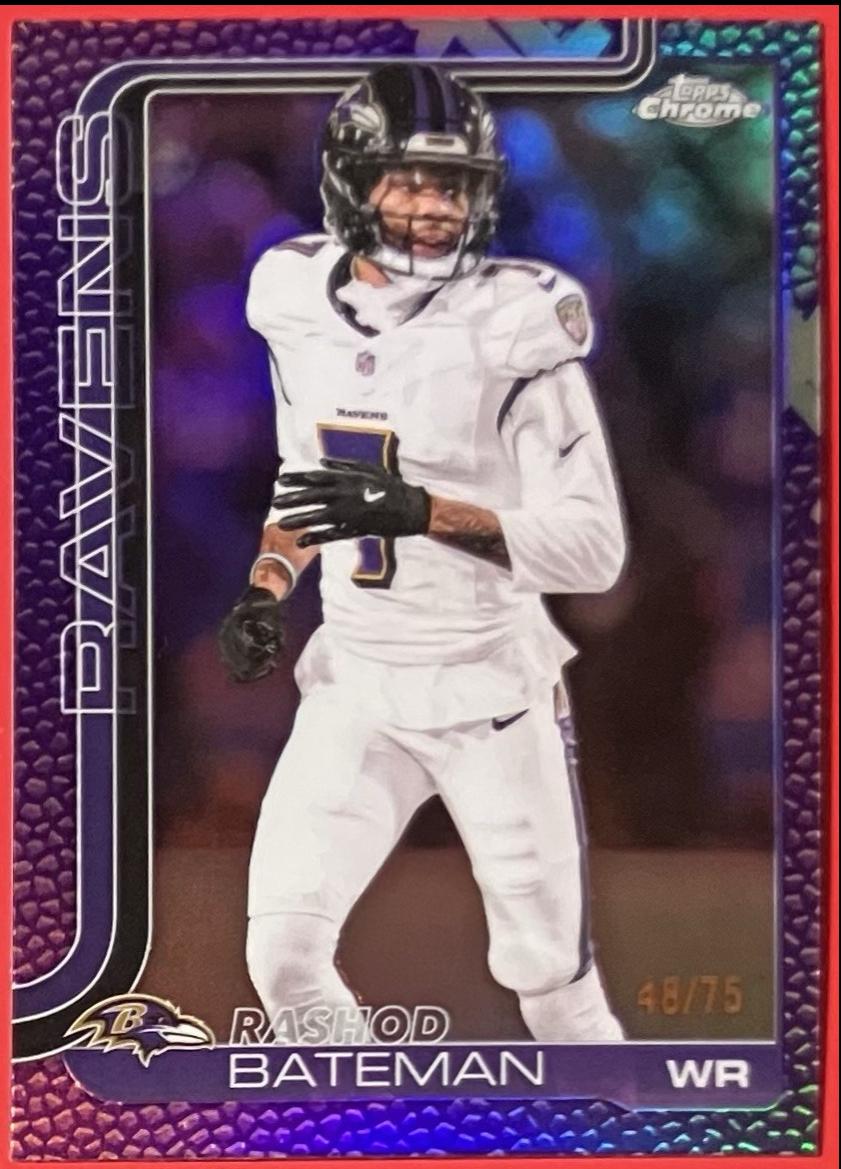 Rashod Bateman [Leather Purple] #21