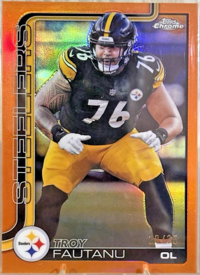 Troy Fautanu [Orange Refractor] #256