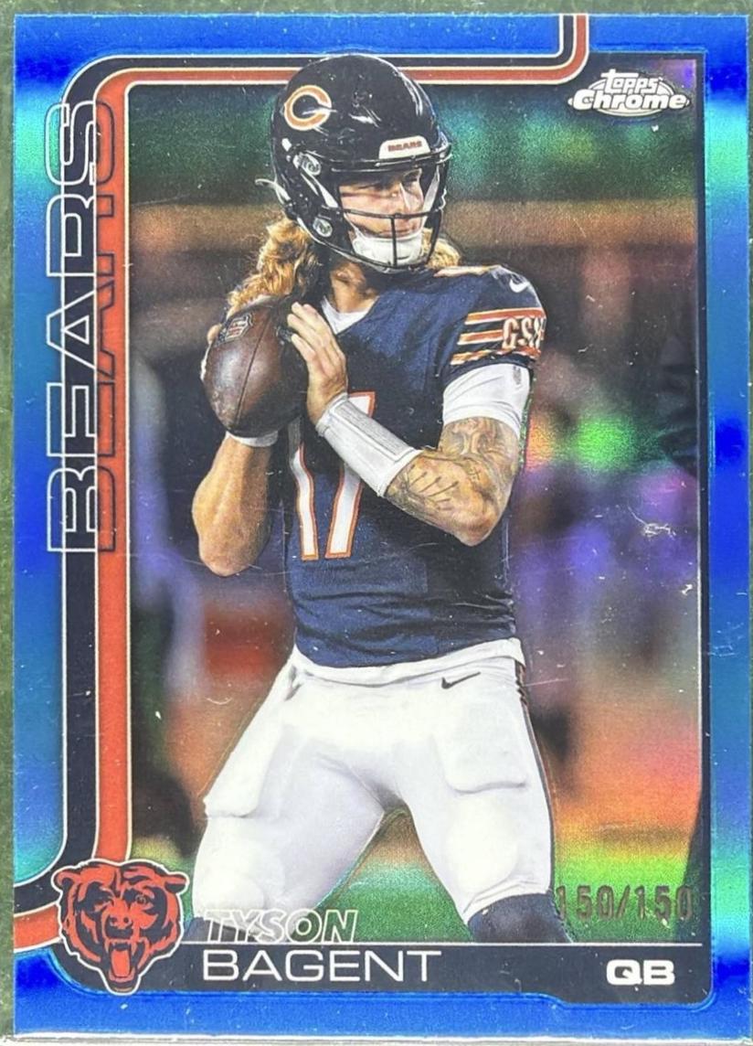 Tyson Bagent [Blue Refractor] #54