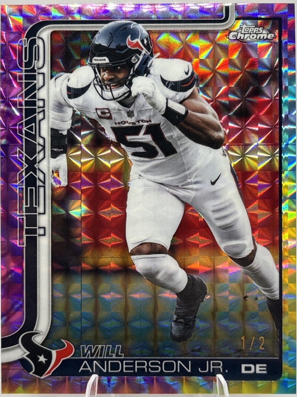Will Anderson Jr. [Tie Dye Geometric Refractor] #121