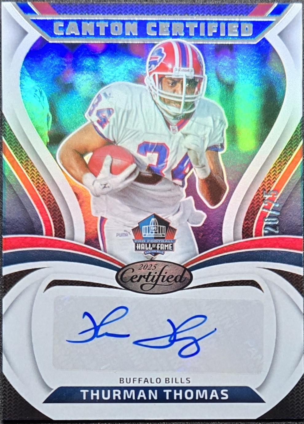 Thurman Thomas [Red Etch] #CAN-TTH