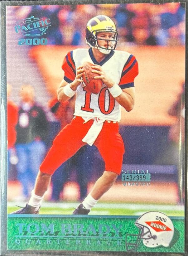 Tom Brady [Platinum Blue Draft Pick] #403