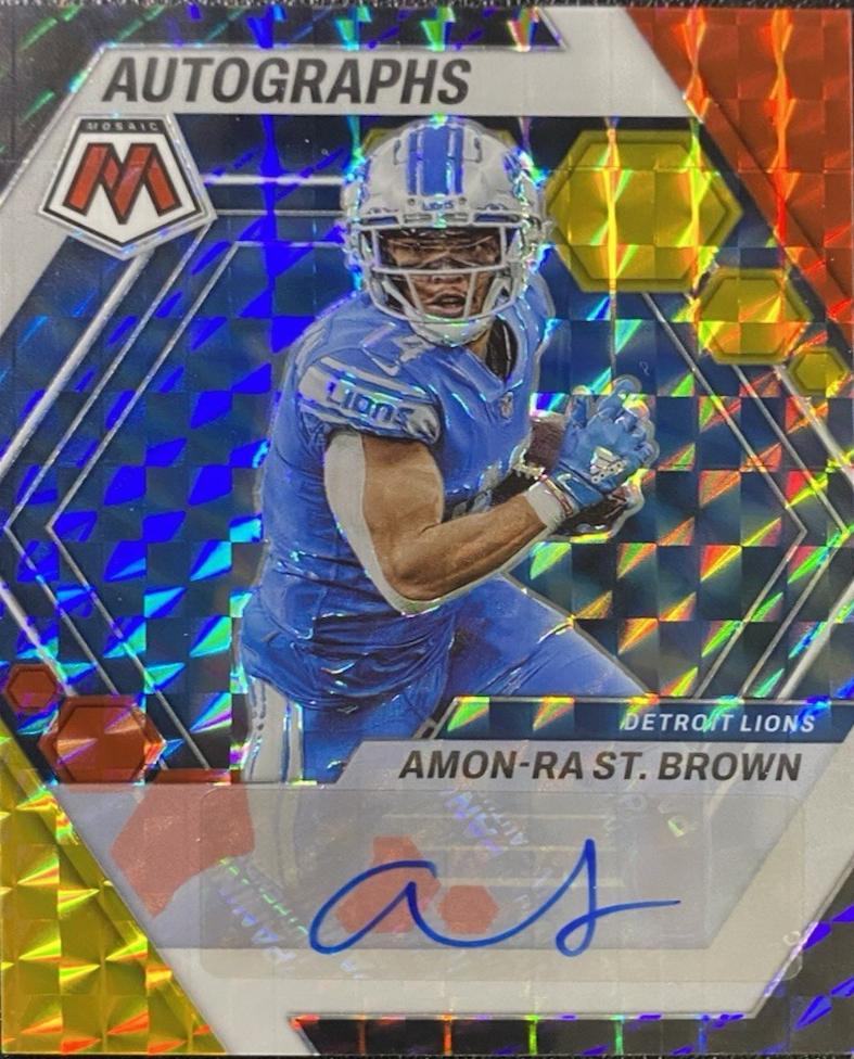 Amon-Ra St. Brown [Red Yellow] #AH-ASB