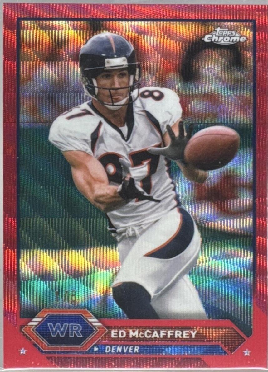 Ed McCaffrey [Red Wave Refractor] #42