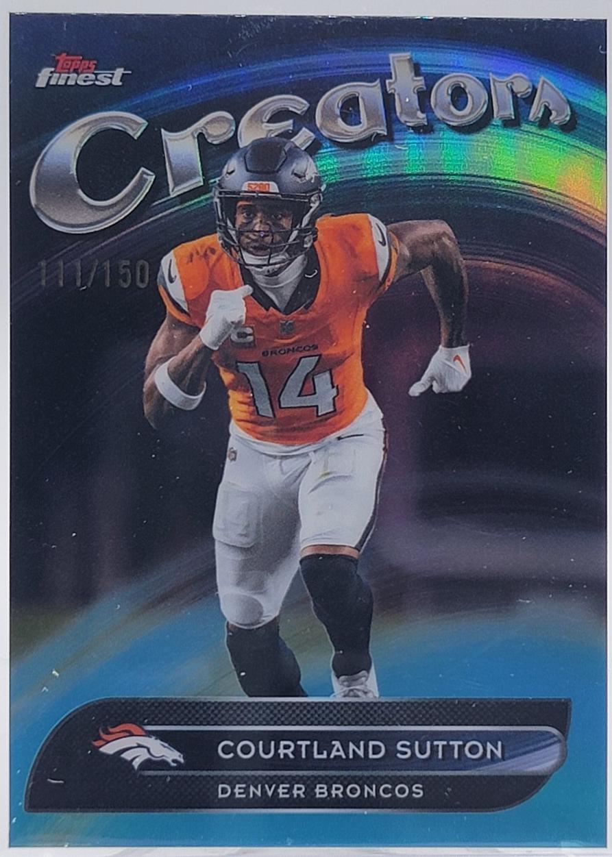 Courtland Sutton [Sky Blue Refractor] #CR-9