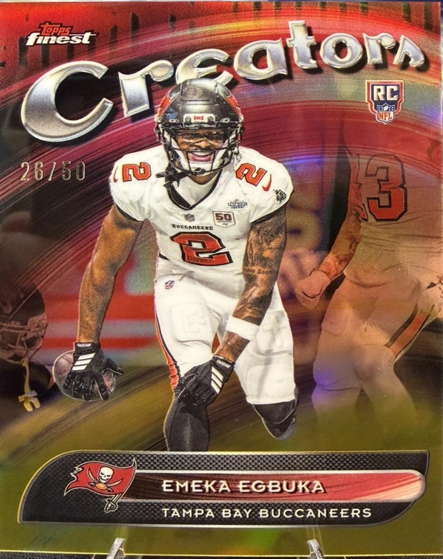 Emeka Egbuka [Red Geometric] #CR-28