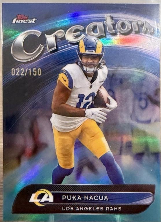 Puka Nacua [Sky Blue Refractor] #CR-18