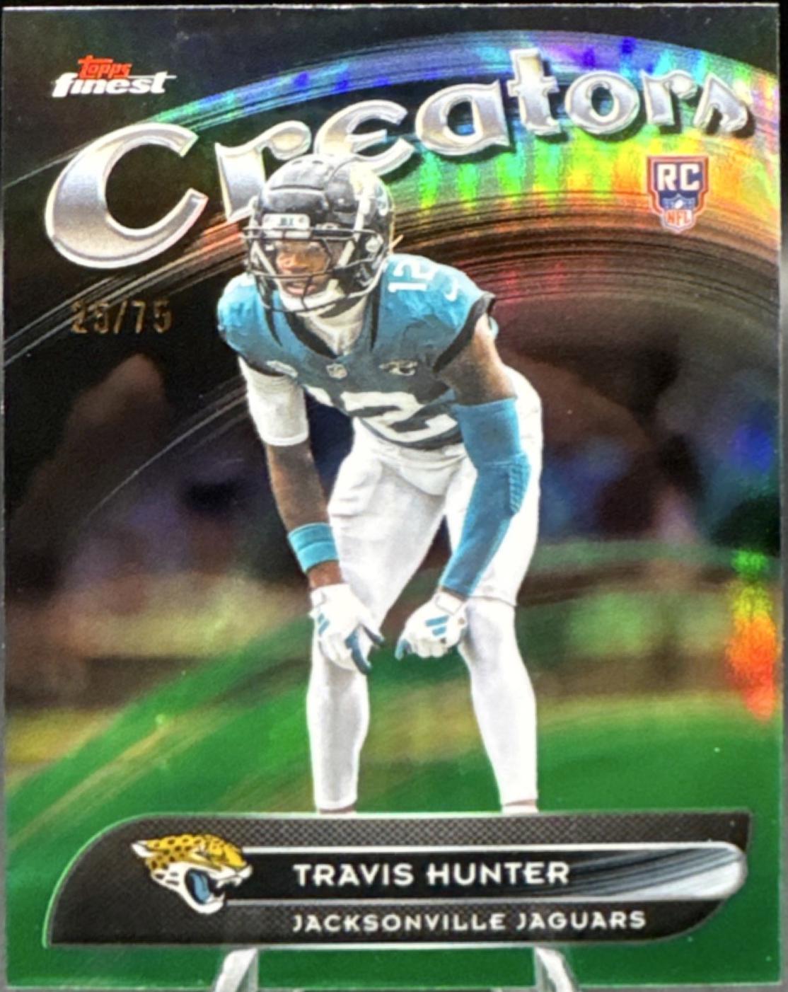 Travis Hunter [Green Refractor] #CR-14