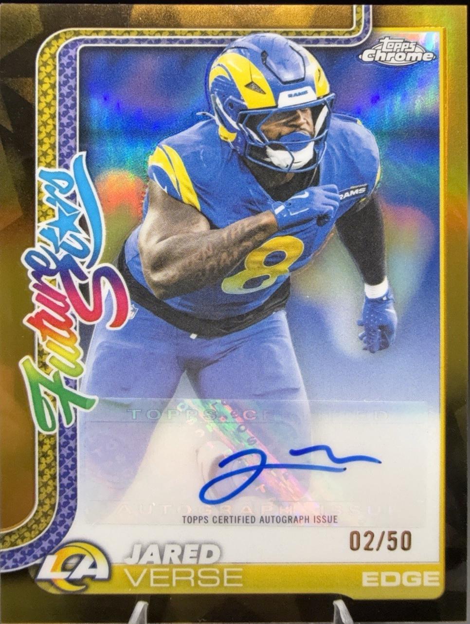Jared Verse [Gold Refractor] #FSA-JV
