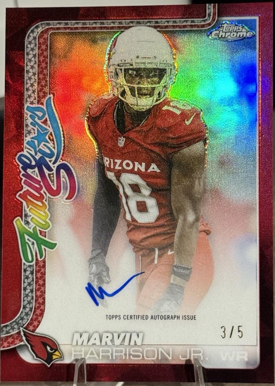 Marvin Harrison Jr. [Red Geometric Refractor] #FSA-MH
