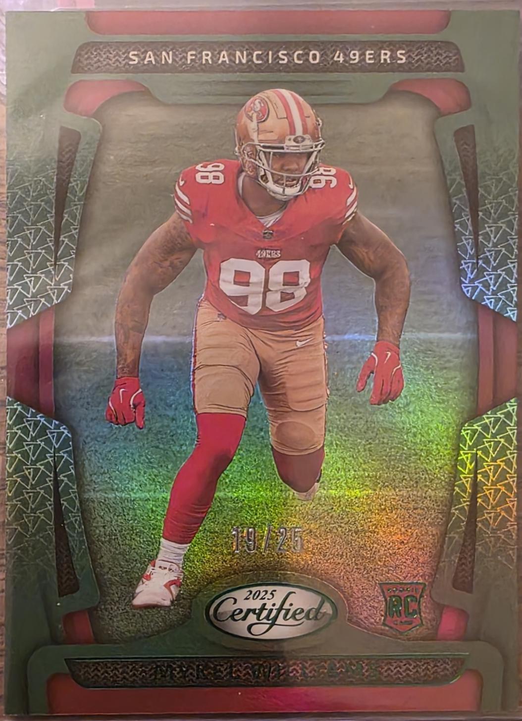 Mykel Williams [Green Mirror] #106