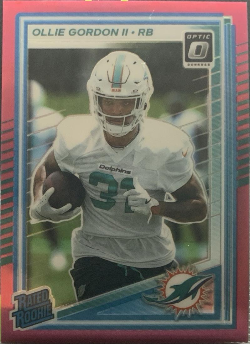 Ollie Gordon II [Pink Velocity Autograph] #218
