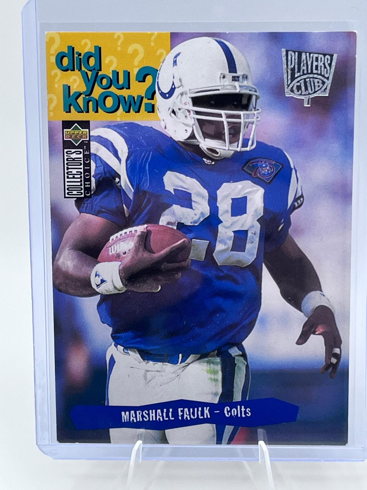 Marshall Faulk [Player's Club] #32