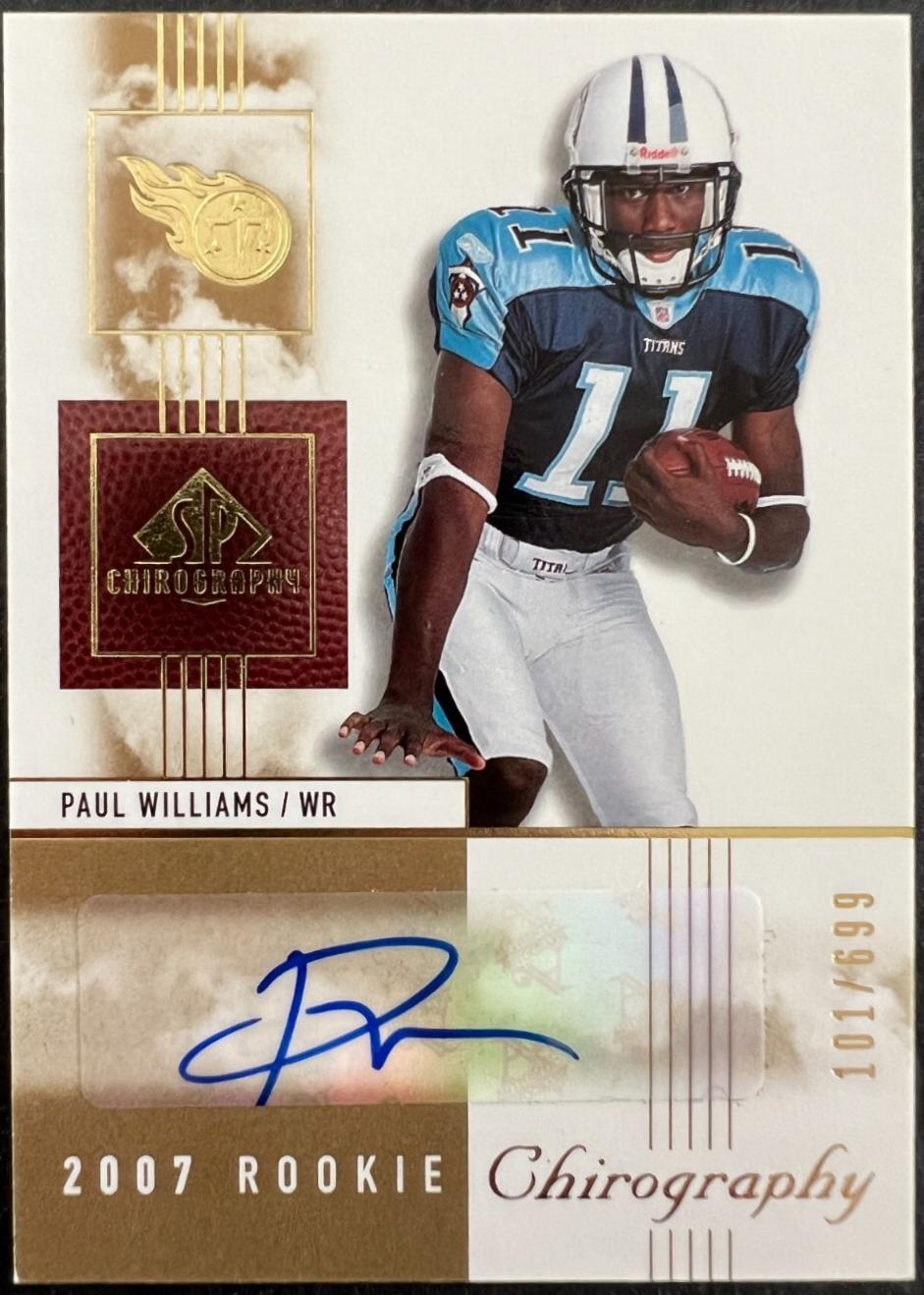 Paul Williams [Autograph] #149