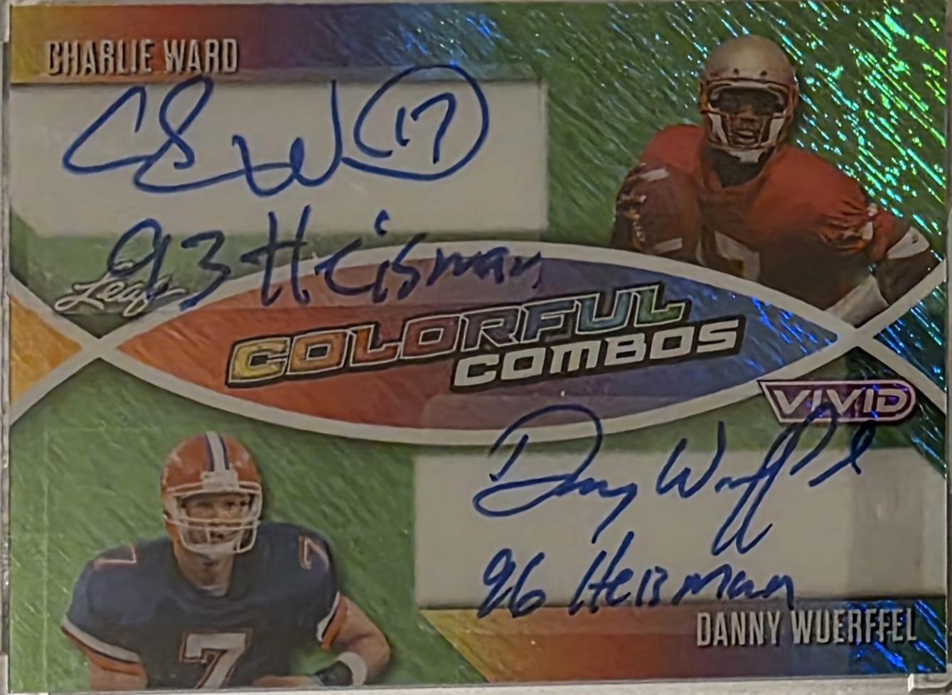 Charlie Ward / Danny Wuerffel [Prismatic Green] #CC-5
