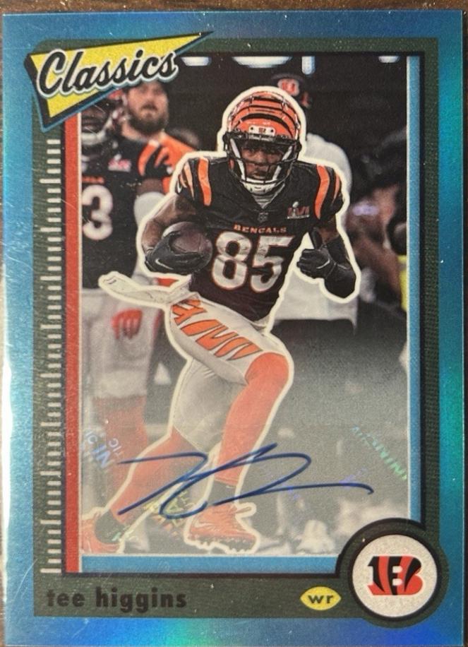 Tee Higgins [Premium Significant Signature Blue] #19