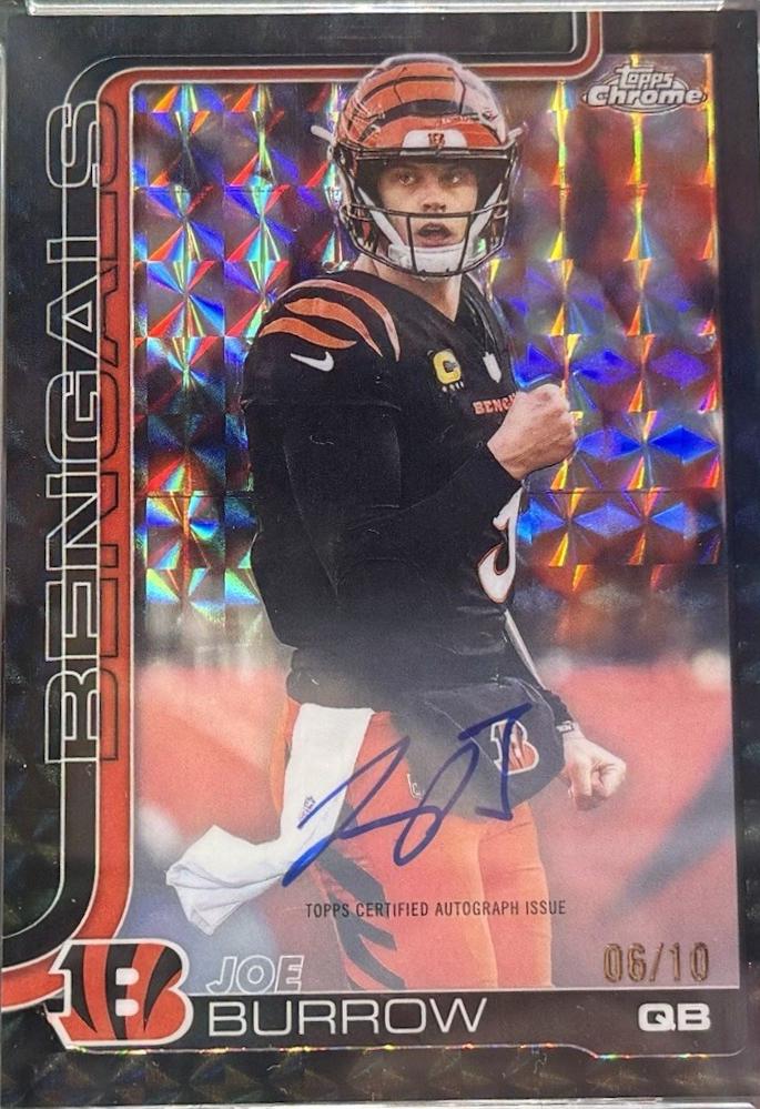 Joe Burrow [Black Geometric Refractor] #BA-JB