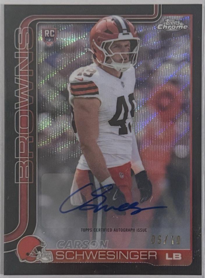 Carson Schwesinger [Black Wave Refractor] #RRA-CSC