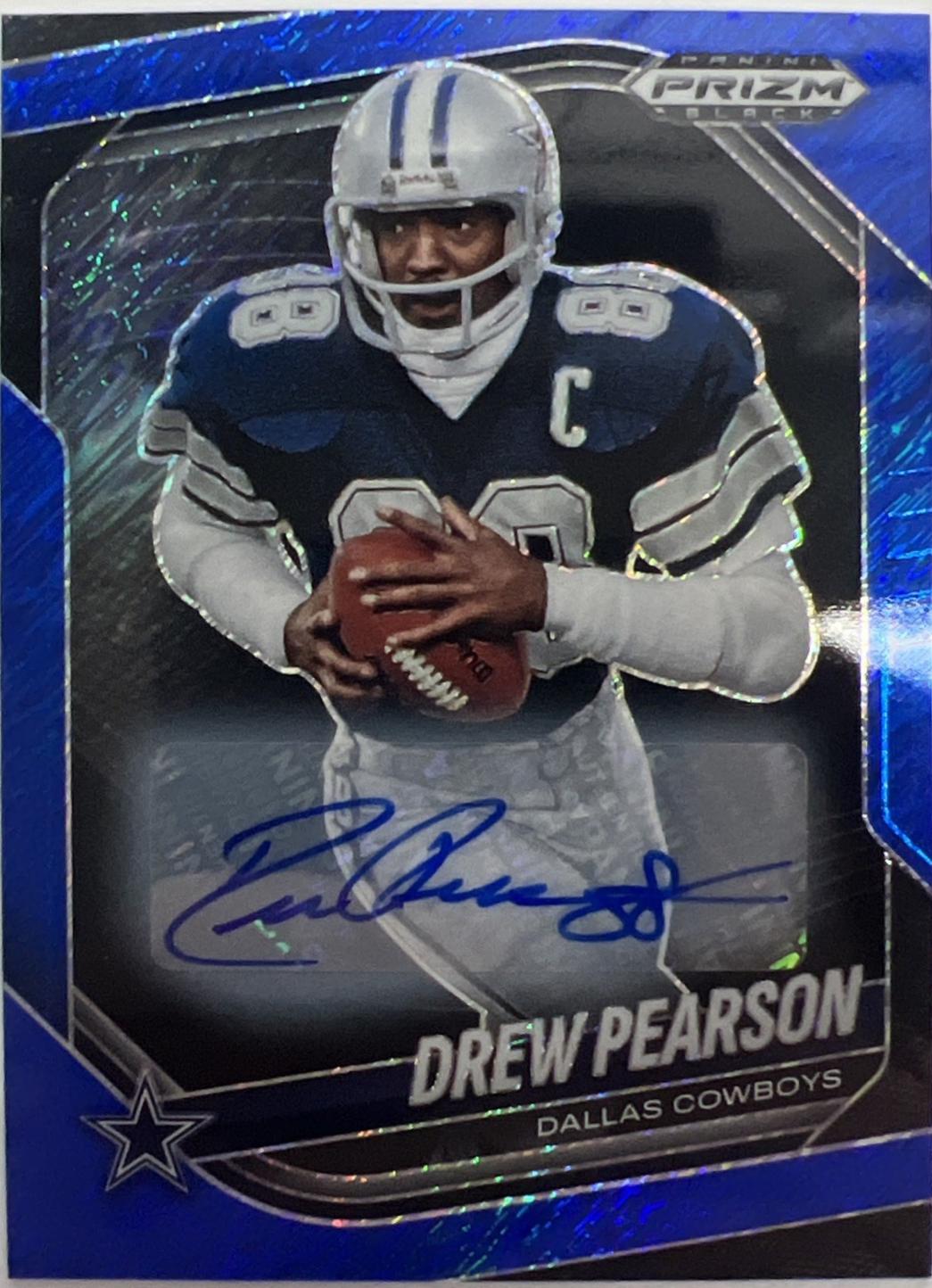 Drew Pearson [Autograph Blue Shimmer] #39