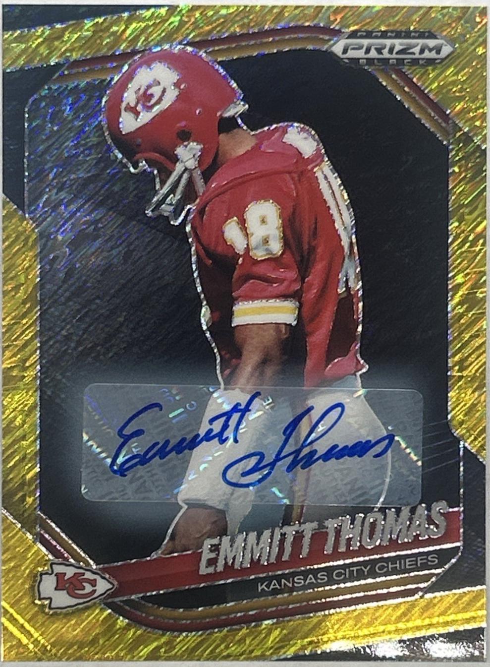Emmitt Thomas [Autograph Gold Shimmer] #74
