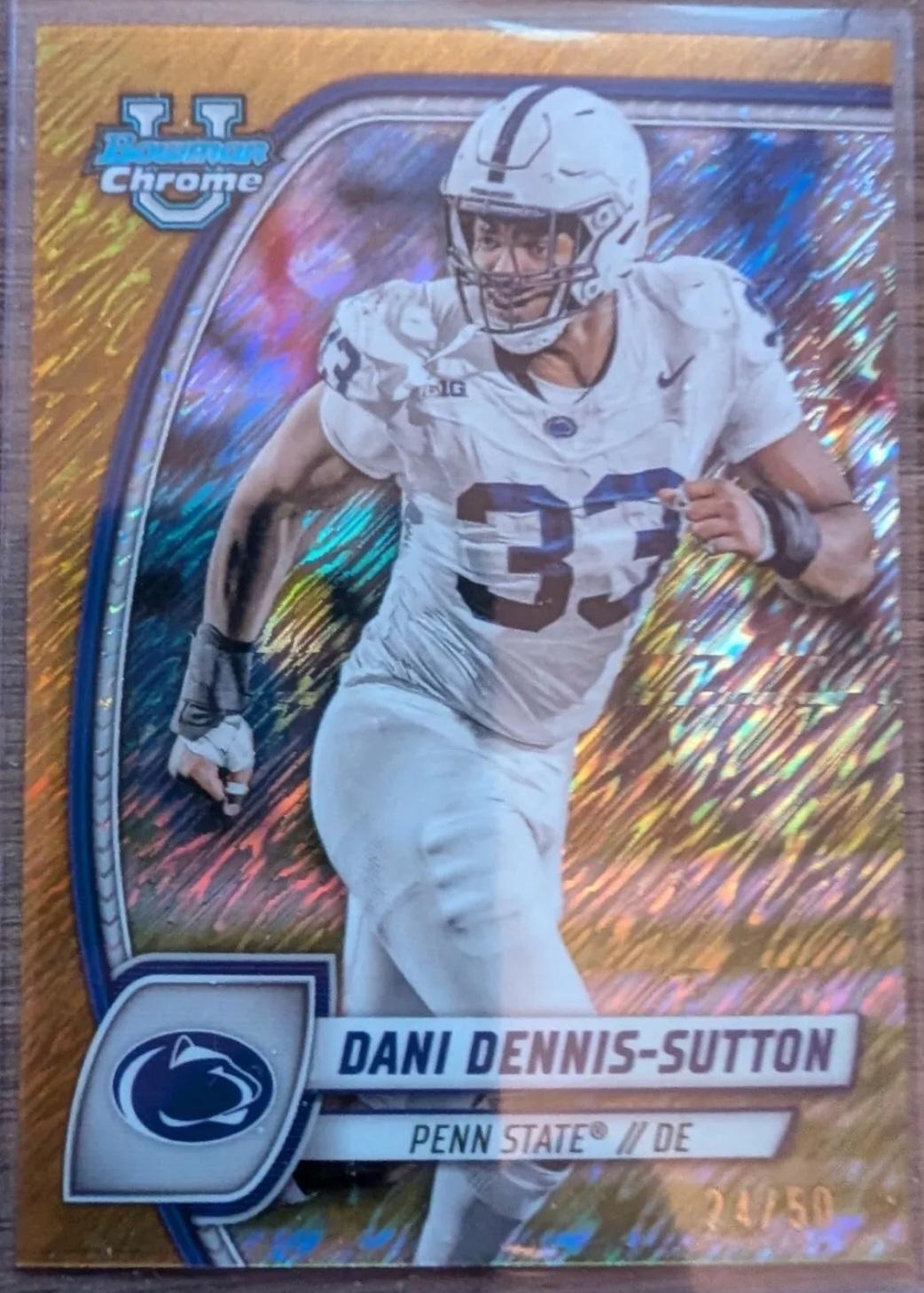 Dani Dennis-Sutton [Shimmer Gold Refractor] #51