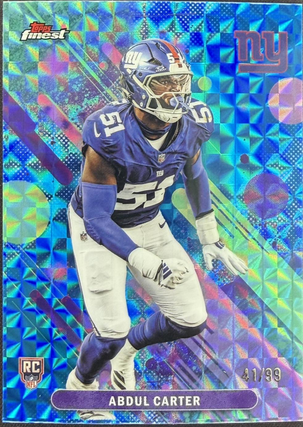 Abdul Carter [Blue Geometric] #37