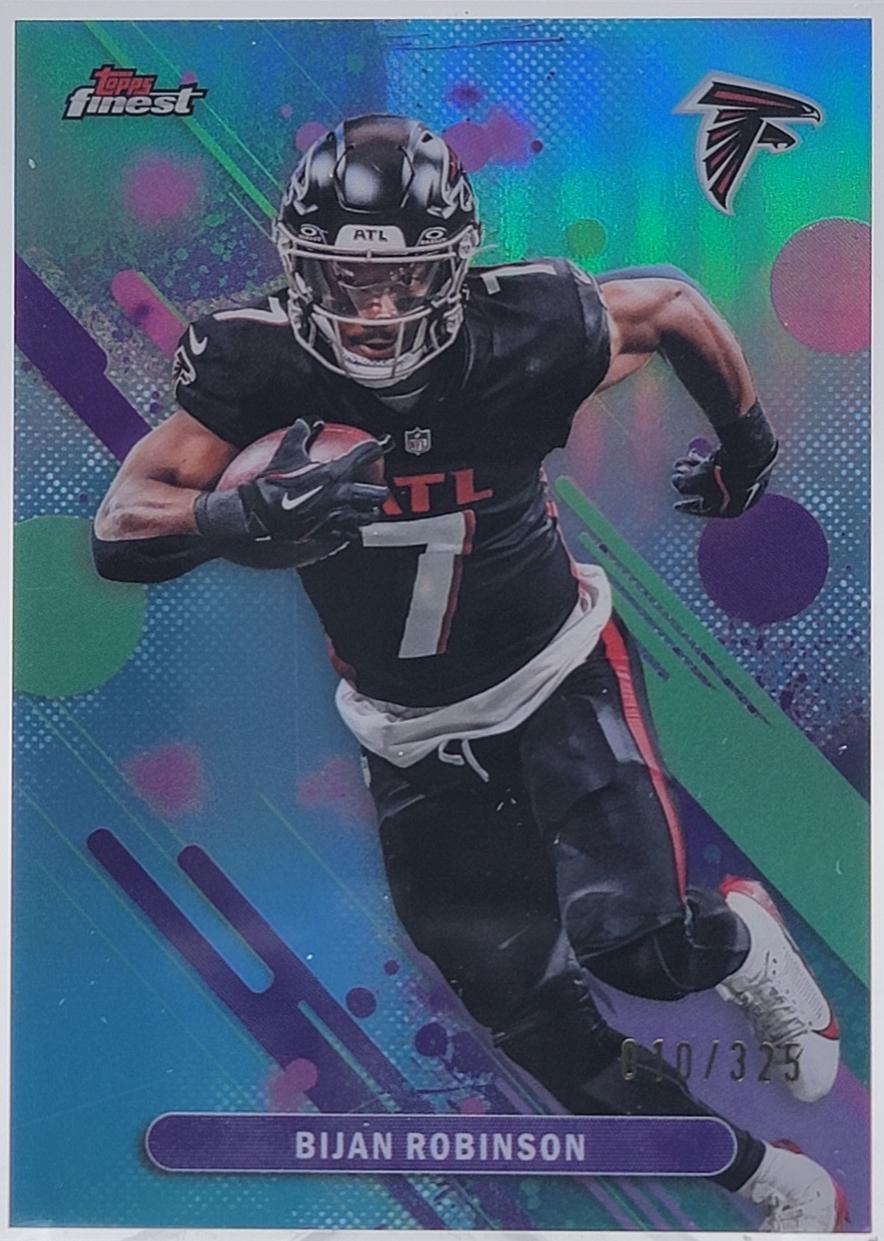 Bijan Robinson [Sky Blue Refractor] #69
