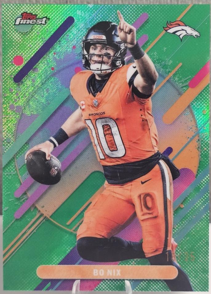 Bo Nix [Green Geometric] #231