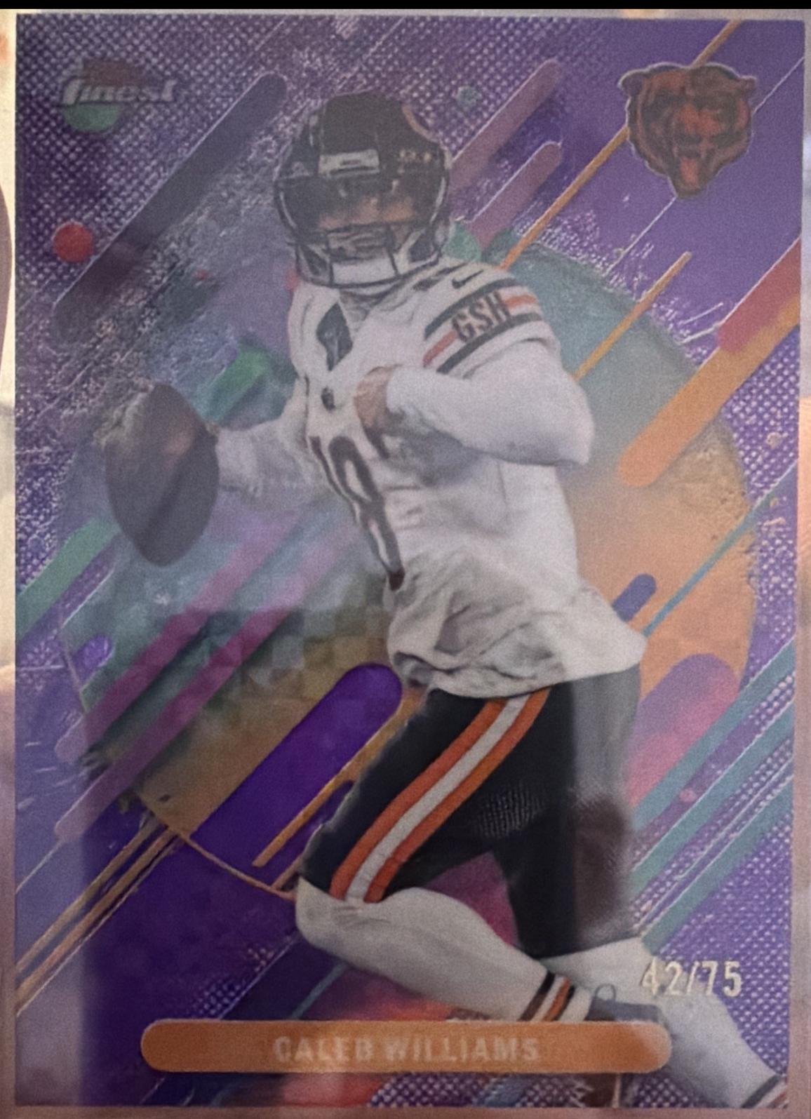 Caleb Williams [Purple Refractor] #228
