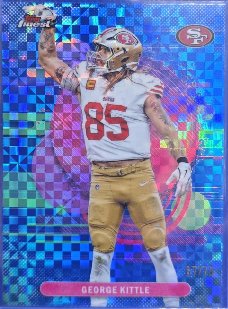 George Kittle [Blue Refractor] #184
