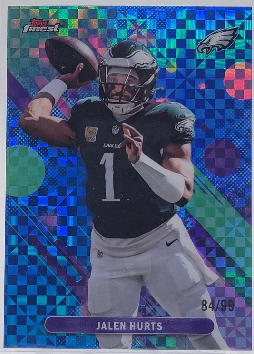 Jalen Hurts [Blue X-Fractor] #63