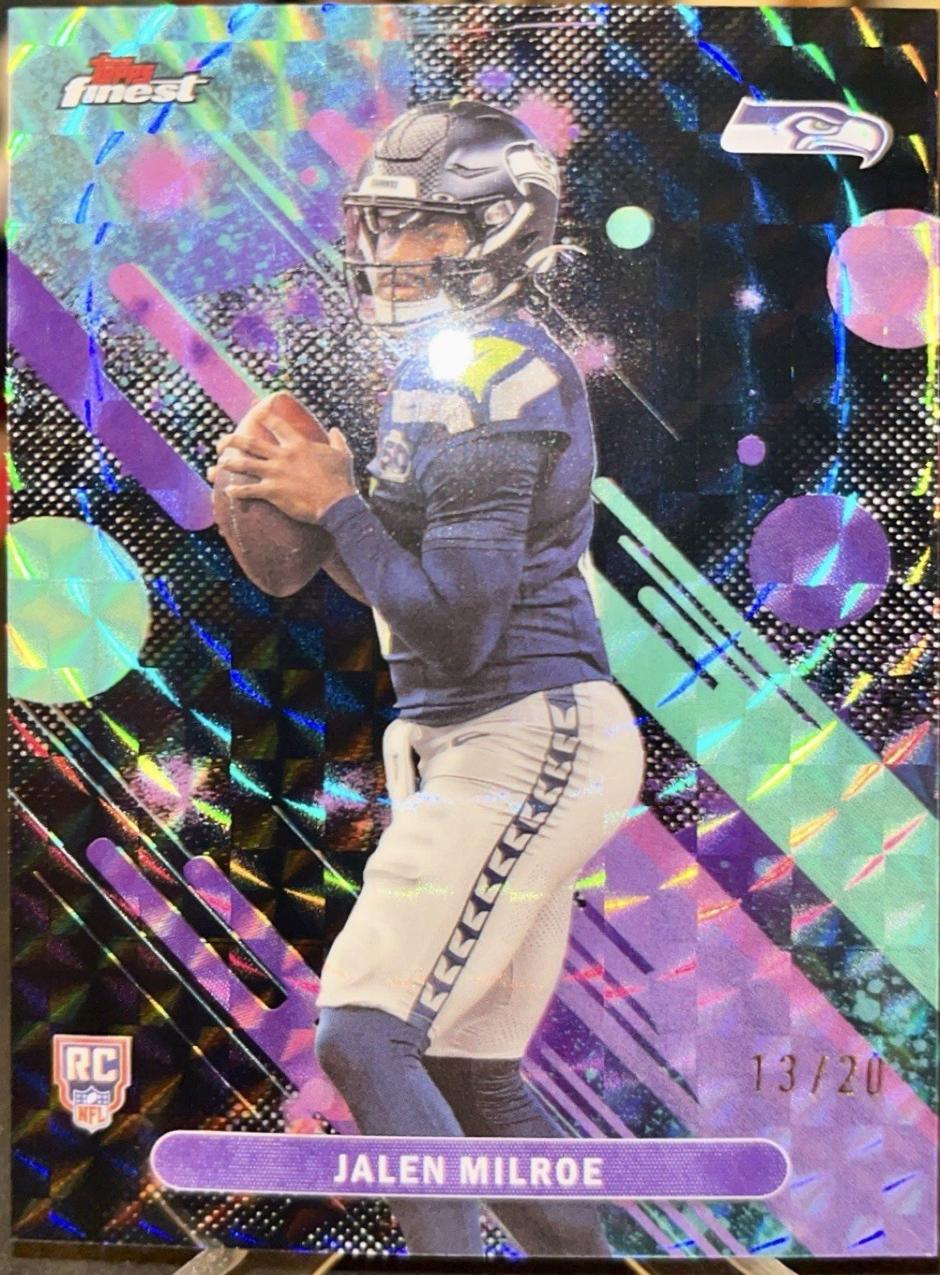 Jalen Milroe [Black Refractor] #4