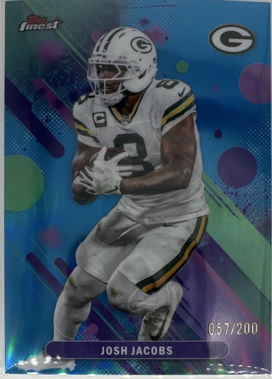 Josh Jacobs [Blue Refractor] #76