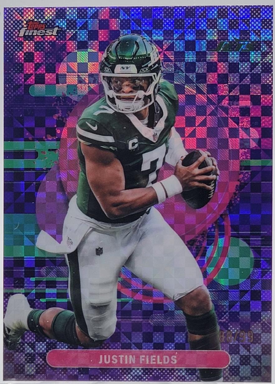 Justin Fields [Purple X-Fractor] #143