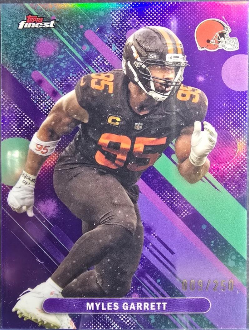 Myles Garrett [Purple Refractor] #97