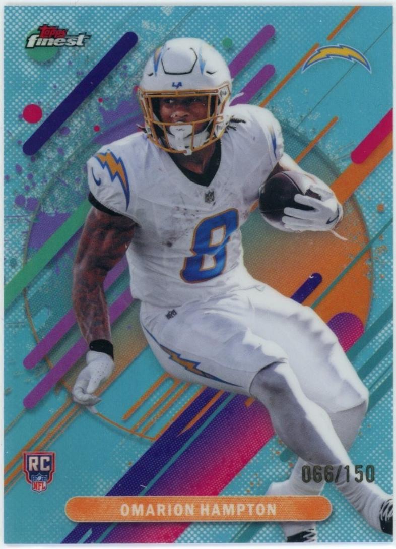 Omarion Hampton [Sky Blue Refractor] #208