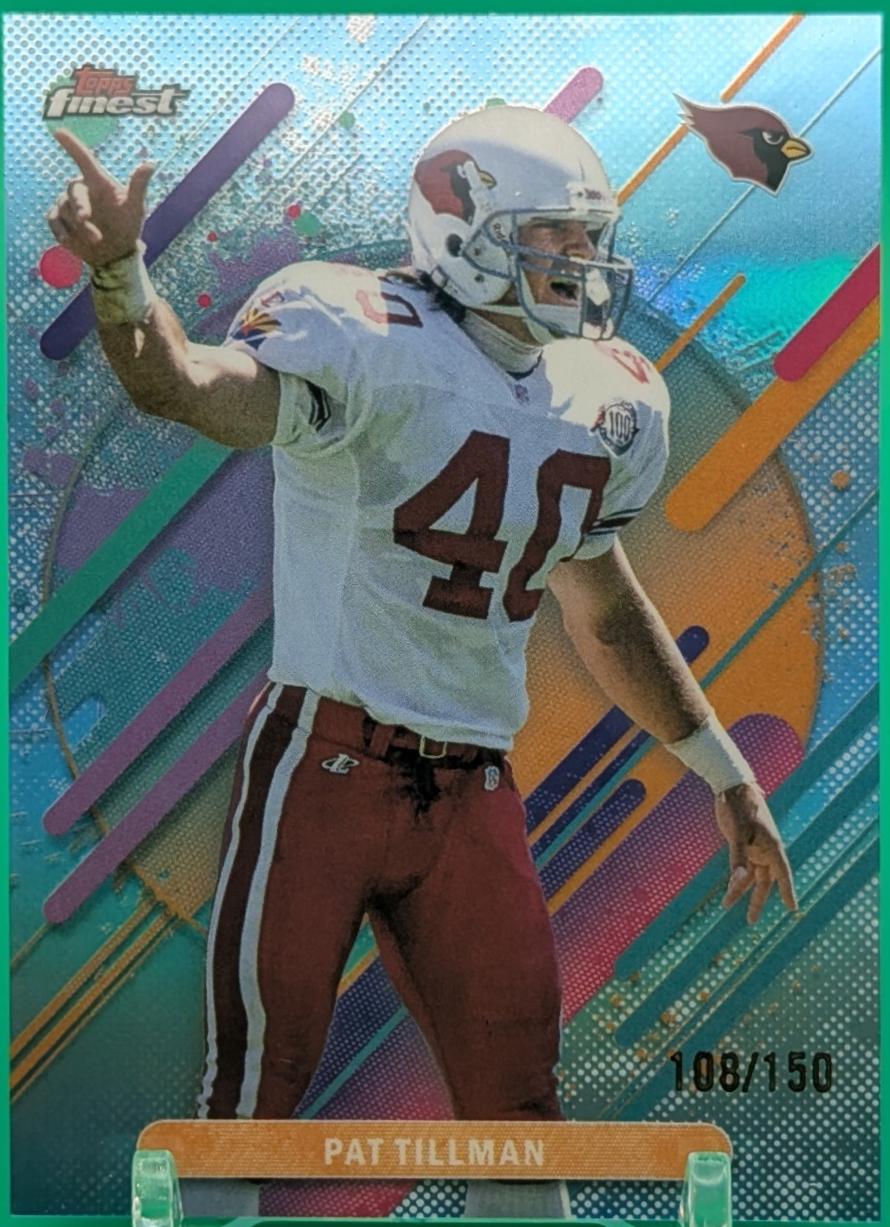 Pat Tillman [Sky Blue Refractor] #299